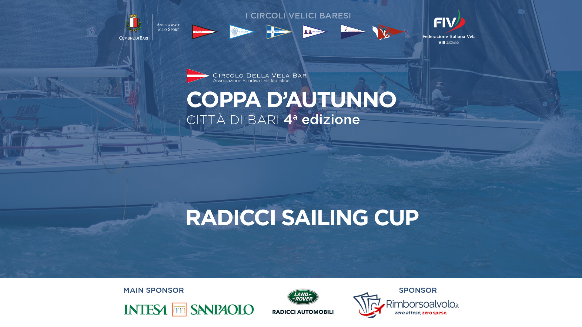 4a Coppa d’Autunno Città di Bari – Radicci Sailing Cup – XX Trofeo A. Carofiglio e XXXVI Trofeo Bottiglieri